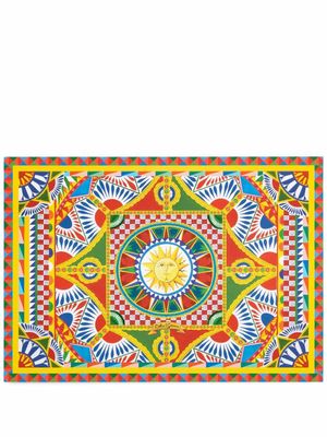 Dolce & Gabbana lot de 36 set de table à imprimé graphique - Jaune