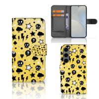 Telefoonhoesje met Naam Samsung Galaxy S25 Punk Geel