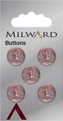 Milward Knoop Licht Roze Glitter