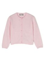 Il Gufo cardigan en laine à encolure ronde - Rose
