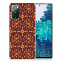 Samsung Galaxy S20 FE TPU bumper Batik Brown - thumbnail