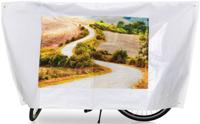 VK international fiets-beschermhoes "color" bike cover intern. color white