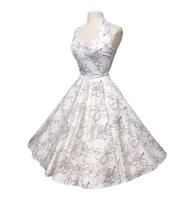 Vivien Of Holloway Halterneck Narnia Dress White-XS | 46% korting