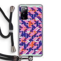 Skew Blush 3: Samsung Galaxy S20 FE / S20 FE 5G Transparant Hoesje met koord