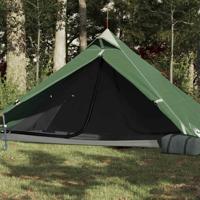 VidaXL Hangende tipi tent 1-persoons waterdicht groen