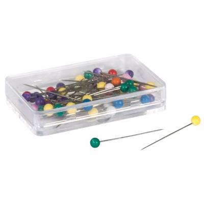 Kopspelden/naaispelden - 31 x 0.6 mm - gekleurd - 150x stuks - hobby steekspelden Kopspelden/naaispelden - 31 x 0.6 mm - gekleurd - 150x stuks - hobby steekspelden