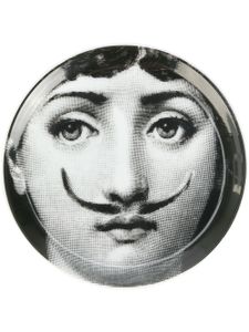 Fornasetti assiette imprimée - Blanc