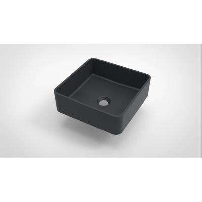 Arcqua Case waskom vierkant 37x37cm mat antraciet WAS461210