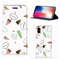 Apple iPhone X | Xs Flip Style Cover IJsjes - thumbnail