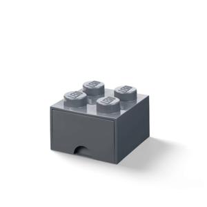 Lego - Opbergbox met Lade Brick 4 - Polypropyleen - Grijs