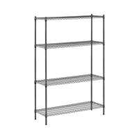 Metalen opbergrek - 120 x 45 x 180 cm - 1.000 kg - grijs Metalen opbergrek - 120 x 45 x 180 cm - 1.000 kg - grijs