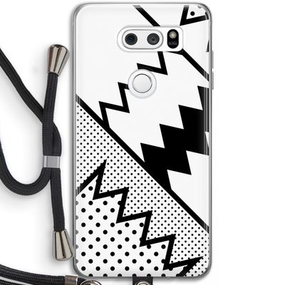 Pop Art #5: LG V30 Transparant Hoesje met koord