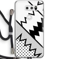Pop Art #5: LG V30 Transparant Hoesje met koord