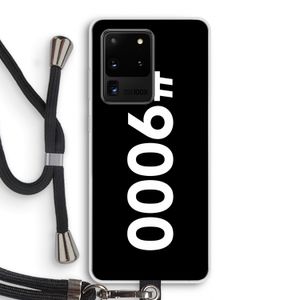 #9000: Samsung Galaxy S20 Ultra Transparant Hoesje met koord