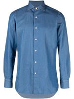 Finamore 1925 Napoli chemise en jean à manches longues - Bleu