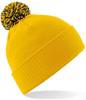 Beechfield CB450 Snowstar® Beanie - Gold/Black - One Size