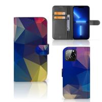 iPhone 13 Pro Max | Book Case | Polygon Dark