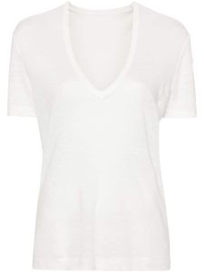 Zadig&Voltaire t-shirt en lin - Blanc