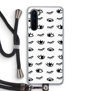 Eye pattern #2: OnePlus Nord Transparant Hoesje met koord