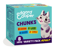 Edgard & Cooper multipack kat natvoer blikjes 8 x 85gr