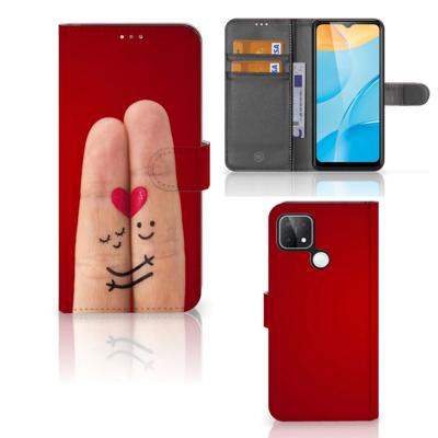 OPPO A15 | Wallet Case | met Pasjes | Liefde - Origineel Romantisch Cadeau