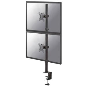 Neomounts FPMA-D550DVBLACK 2-voudig Monitor-tafelbeugel 25,4 cm (10) - 81,3 cm (32) Zwenkbaar, Roteerbaar, Kantelbaar Zwart