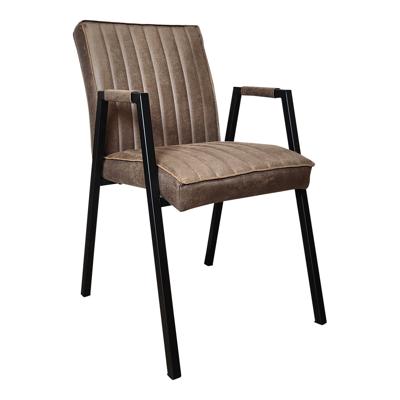 Eetkamerstoel Tivoli met armleuning | Bull Bruin