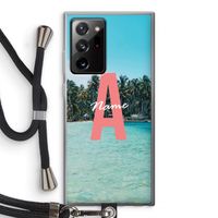 Pacific Dream: Samsung Galaxy Note 20 Ultra / Note 20 Ultra 5G Transparant Hoesje met koord