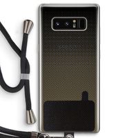 Musketon Halftone: Samsung Galaxy Note 8 Transparant Hoesje met koord