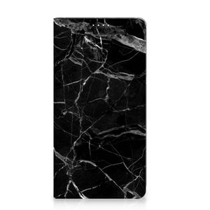 Samsung Galaxy A54 Standcase Marmer Zwart - Origineel Cadeau Vader