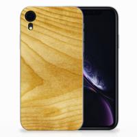 Apple iPhone Xr | Bumper Hoesje | Licht Hout