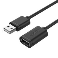 UNITEK Y-C450GBK USB-kabel 2 m USB 2.0 USB A Zwart