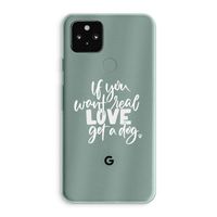 Partner in crime: Google Pixel 5a 5G Transparant Hoesje