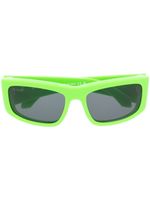 Off-White Eyewear lunettes de soleil rectangulaires Arrows - Vert - thumbnail