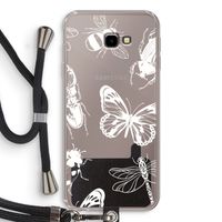 Tiny Bugs: Samsung Galaxy J4 Plus Transparant Hoesje met koord