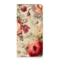 Smart Cover voor Samsung Galaxy A14 4G Bloemen