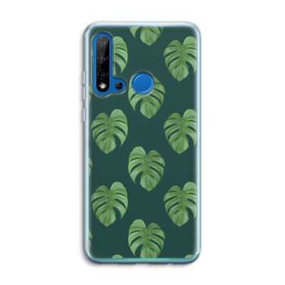 Monstera leaves: Huawei P20 Lite (2019) Transparant Hoesje