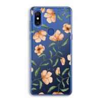 Peachy flowers: Xiaomi Mi Mix 3 Transparant Hoesje