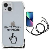 iPhone 14 Plus Anti Shock Case Finger Don&apos;t Touch My Phone