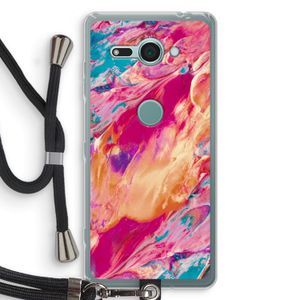 Pastel Echoes: Sony Xperia XZ2 Compact Transparant Hoesje met koord