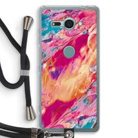 Pastel Echoes: Sony Xperia XZ2 Compact Transparant Hoesje met koord