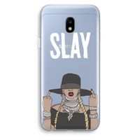 Slay All Day: Samsung Galaxy J3 (2017) Transparant Hoesje