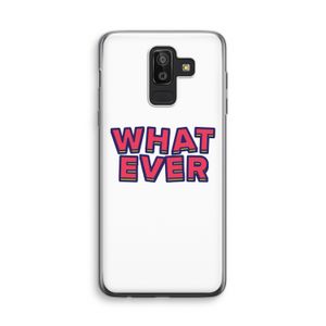 Whatever: Samsung Galaxy J8 (2018) Transparant Hoesje