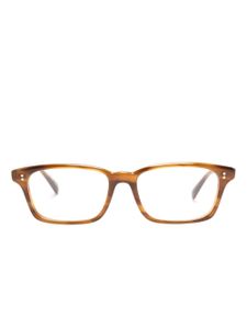 Oliver Peoples lunettes de vue Edelson à monture rectangulaire - Marron