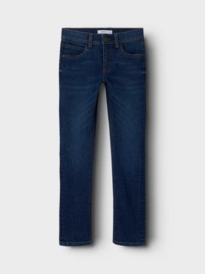 Name it winter jeansbroek jongens - blauw - slim fit - NkmSilas