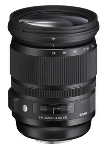 Sigma 24-105mm F4 DG OS HSM SLR Standaardlens Zwart