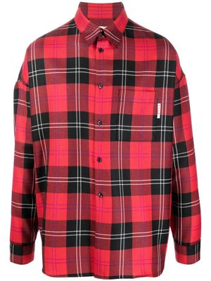 Marni chemise à motif tartan - Rouge