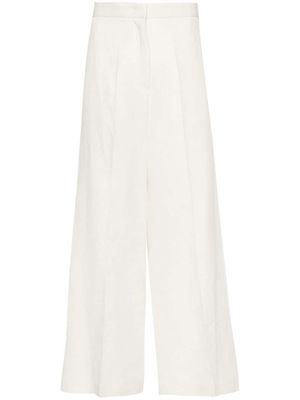 Fabiana Filippi pantalon ample à taille haute - Tons neutres
