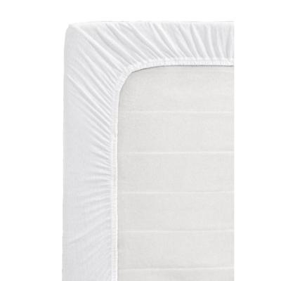 Leen Bakker - Topper Hoeslaken - - 160x200 Cm - Jersey - Wit