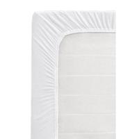 Leen Bakker - Topper Hoeslaken - - 160x200 Cm - Jersey - Wit
